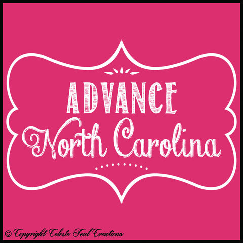 Advance, North Carolina Short Sleeves T-Shirt  (Heather Red)
