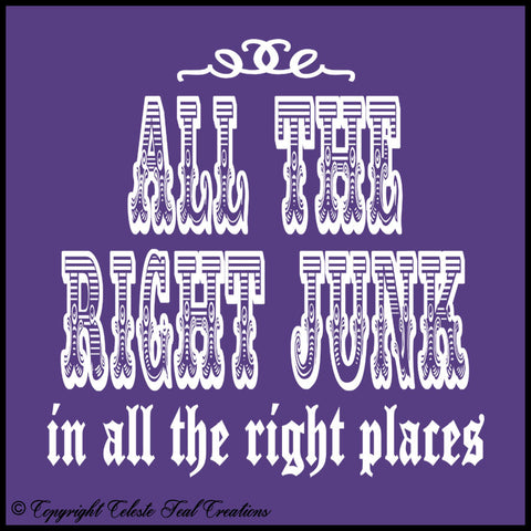 All The Right Junk Short Sleeves T-Shirt (Lilac)