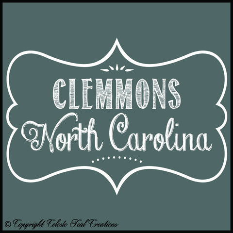 Clemmons, North Carolina Short Sleeves T-Shirt  (Dark Heather)