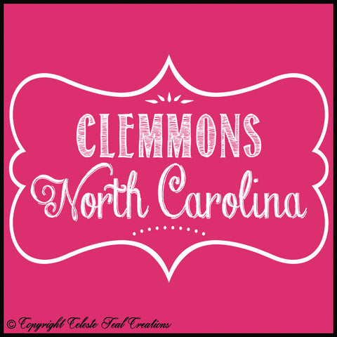 Clemmons, North Carolina Short Sleeves T-Shirt  (Antique Jade Dome)