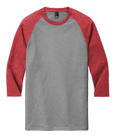 Love Is Wet Noses, Sloppy Kisses And Wagging Tails Red Sleeves/Heather Gray (Raglan T-Shirt)