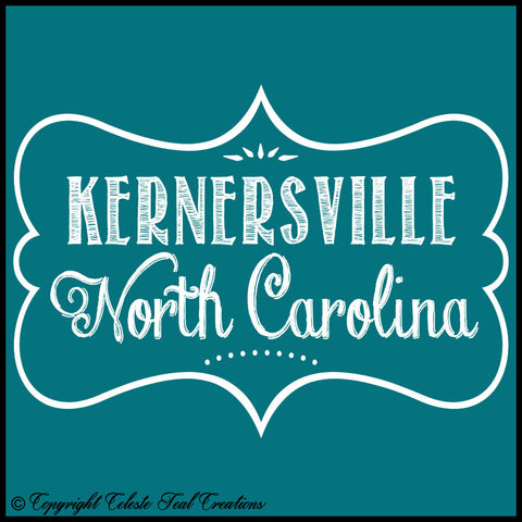 Kernersville, North Carolina Short Sleeves T-Shirt (Antique Jade Dome)