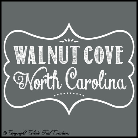 Walnut Cove, North Carolina Short Sleeves T-Shirt (Dark Heather)
