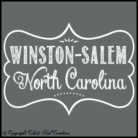 Winston-Salem, North Carolina Short Sleeves T-Shirt (Dark Heather)
